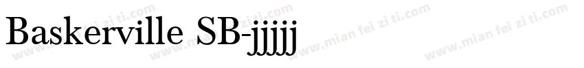 Baskerville SB字体转换